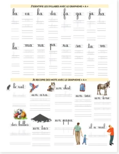 Read more about the article French Grapheme Worksheets: vowels A, E, I, O, U (6 pages) – with Free Worksheets