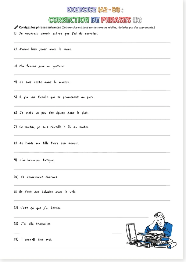 Preview of sentence correction series 3