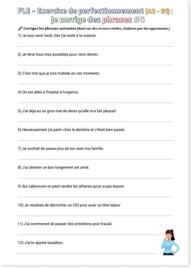 Preview of sentence correction series 6