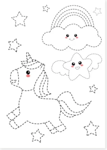 Read more about the article Unicorn Tracing Worksheet for Preschool and Kindergarten