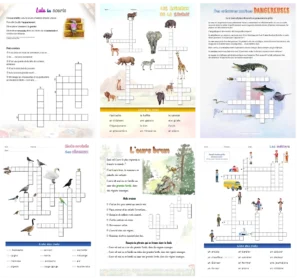 Read more about the article French Crossword Worksheets for Reading and Vocabulary Practice