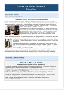 Read more about the article Business French Mock Exam (with Free PDF)