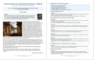 Read more about the article French Literary Commentary Practice Worksheets (for the Bac) – PDF & DOCX