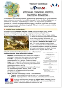 Read more about the article French Reading Worksheet: France Symbols, Principles, Culture, Politics and Economy