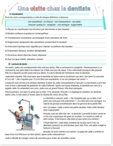 Read more about the article French Reading Worksheet: A Visit to the Dentist (A2-B1)