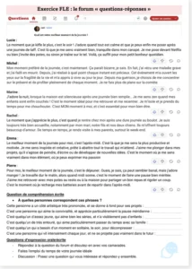 Read more about the article French Forum Reading Worksheet – Favorite Moment of the Day