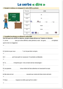 Read more about the article French Verb Dire Worksheet – Free Sample + Premium PDF and DOCX