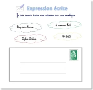 Read more about the article Writing an Address on a French Envelope – Practical Worksheet