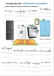 Read more about the article French Everyday Life Words Copywork Worksheet (with Free PDF)