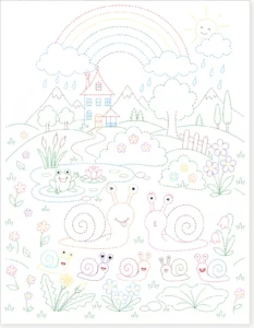 Read more about the article Snail Tracing Worksheet – Curves, Spirals and Coloring