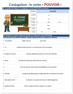 Read more about the article French Verb POUVOIR Worksheet – Present Tense (Free PDF)